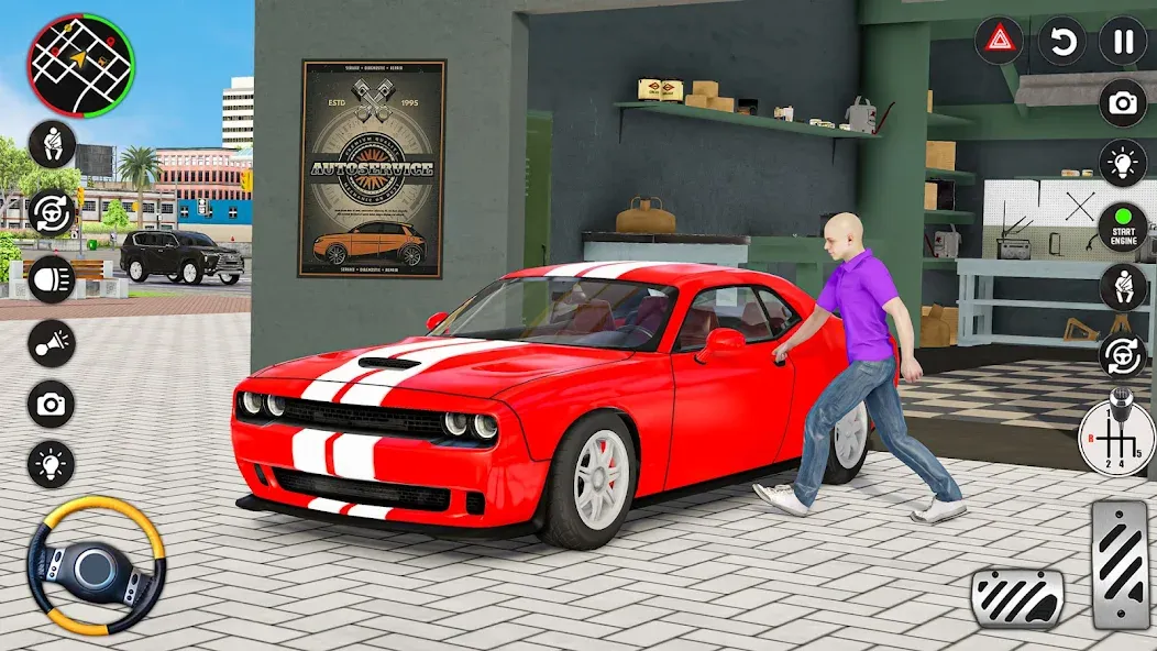 Взлом City Car Simulator & Car City  [МОД Много монет] — последняя версия apk на Андроид screen 2