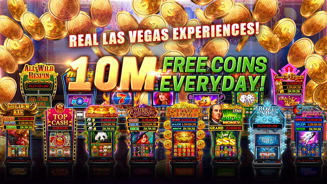 Взлом Play Las Vegas — Casino Slots (Плей Лас Вегас)  [МОД Много денег] — стабильная версия apk на Андроид screen 1