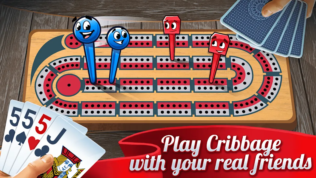 Взлом Ultimate Cribbage: Card Board (Ультимат Криббедж)  [МОД Все открыто] — последняя версия apk на Андроид screen 1