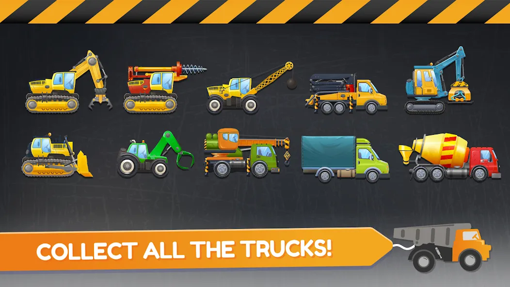 Скачать взломанную Build a House: Building Trucks  [МОД Все открыто] — полная версия apk на Андроид screen 1