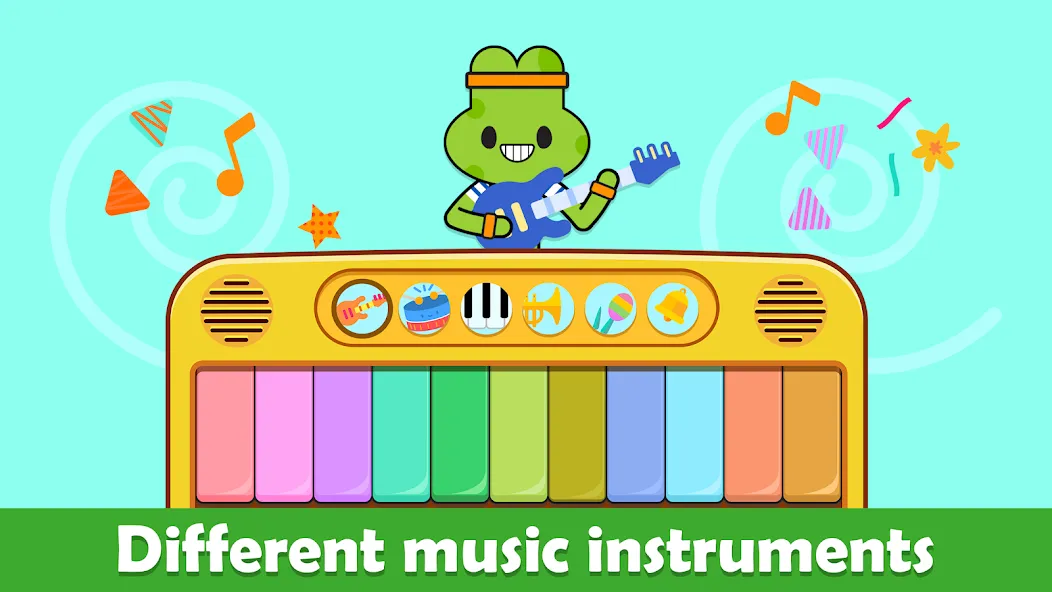 Взломанная Baby Piano Kids Music Games  [МОД Unlimited Money] — полная версия apk на Андроид screen 3