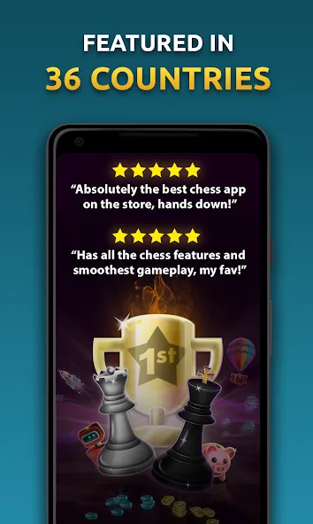 Скачать взлом Chess Stars Multiplayer Online (Чесс Старс)  [МОД Unlocked] — стабильная версия apk на Андроид screen 1