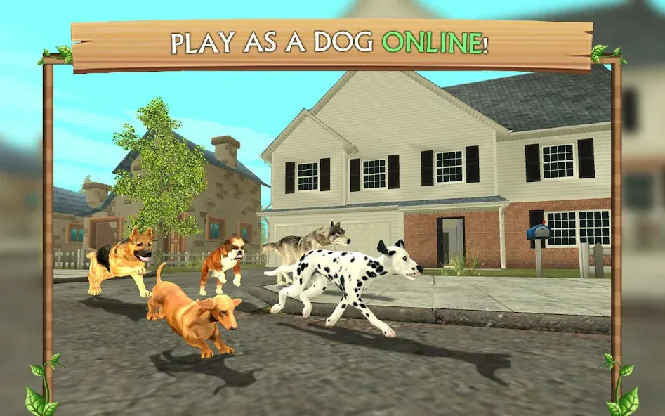 Скачать взлом Dog Sim Online: Raise a Family  [МОД Много денег] — стабильная версия apk на Андроид screen 1