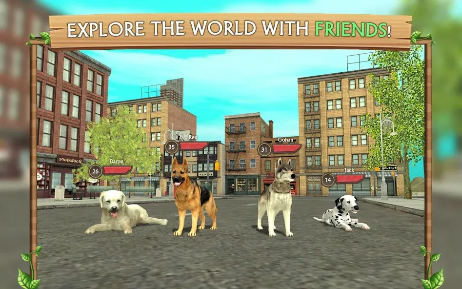 Скачать взлом Dog Sim Online: Raise a Family  [МОД Много денег] — стабильная версия apk на Андроид screen 4