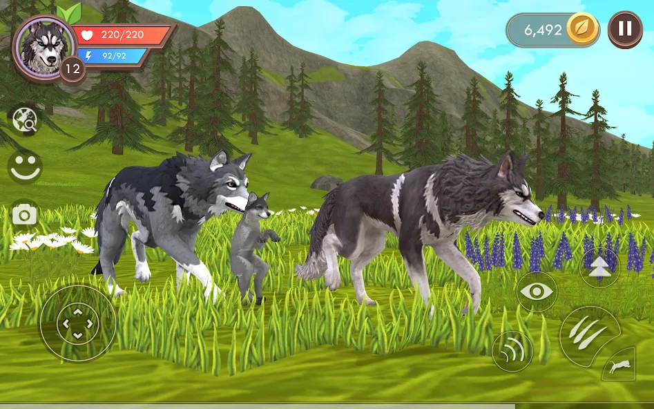 Взломанная WildCraft: Animal Sim Online (Уайлдкрафт)  [МОД Много денег] — стабильная версия apk на Андроид screen 1