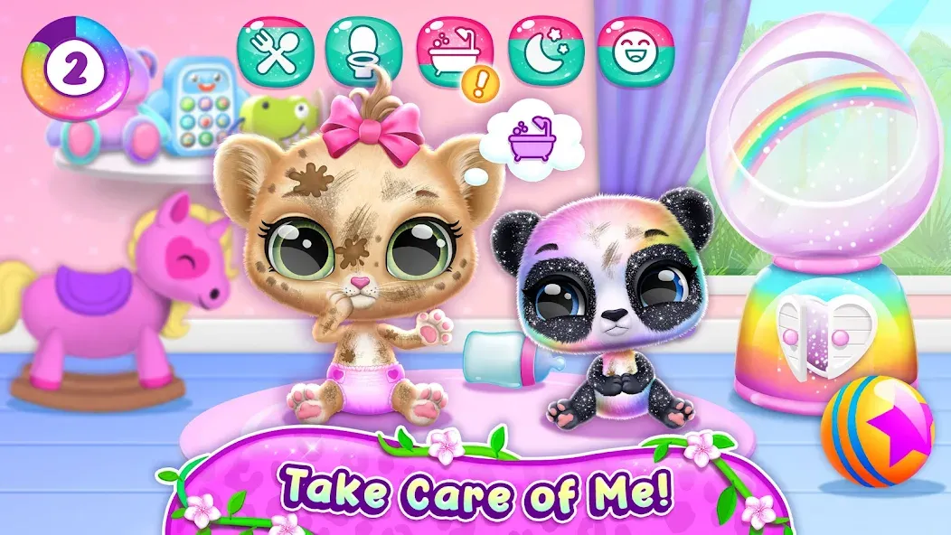 Взломанная Amy Care — My Leopard Baby  [МОД Бесконечные деньги] — последняя версия apk на Андроид screen 4