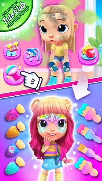 Взлом Cutie Care — Sweet Babysitter  [МОД Много денег] — полная версия apk на Андроид screen 1