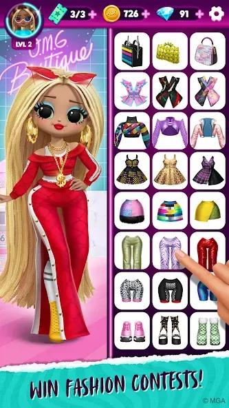 Скачать взлом LOL Surprise! OMG Fashion Club  [МОД Меню] — полная версия apk на Андроид screen 3