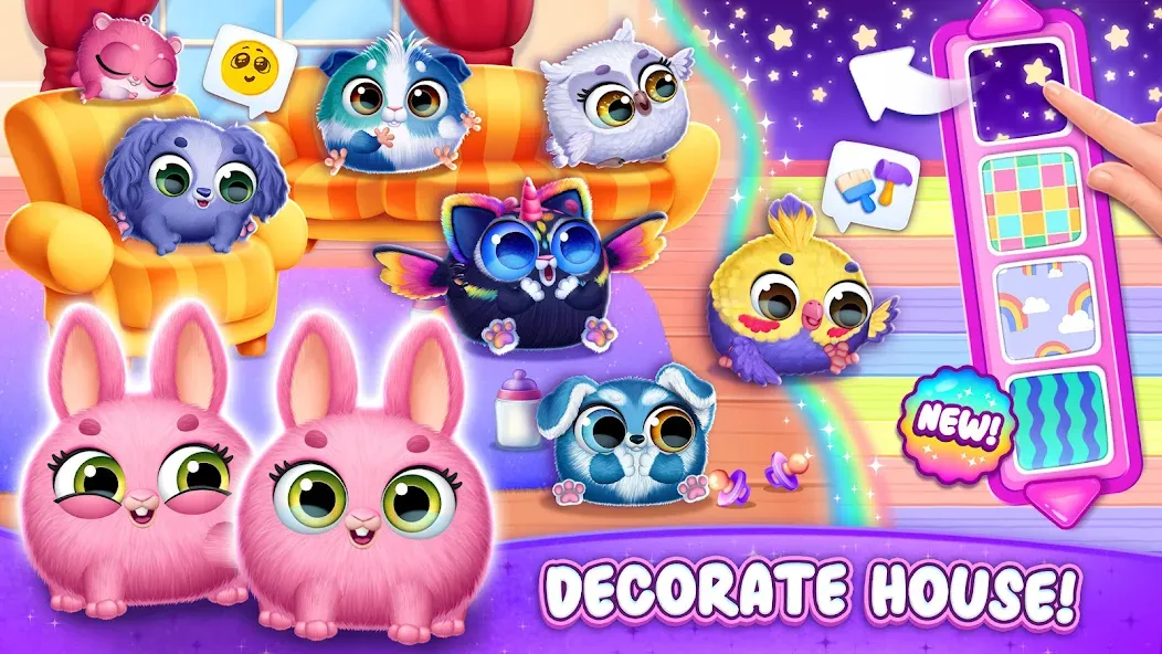 Скачать взлом Smolsies 2 — Cute Pet Stories (Смолсис 2)  [МОД Mega Pack] — последняя версия apk на Андроид screen 3