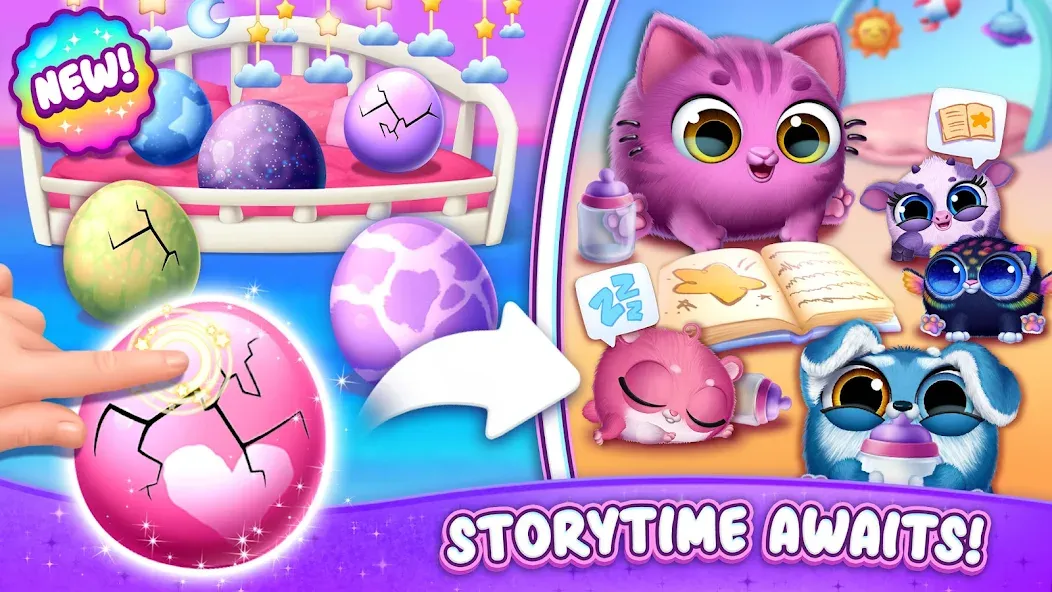 Скачать взлом Smolsies 2 — Cute Pet Stories (Смолсис 2)  [МОД Mega Pack] — последняя версия apk на Андроид screen 4