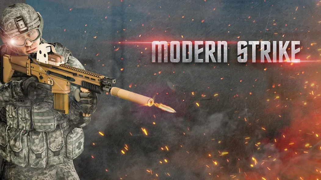 Взлом Modern Commando FPS Army Games  [МОД Все открыто] — стабильная версия apk на Андроид screen 1