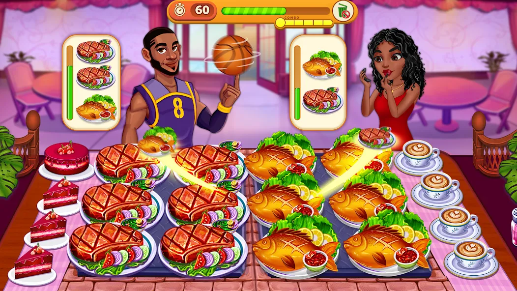 Скачать взломанную Cooking Max: Restaurant Games (Кукинг Макс)  [МОД Menu] — стабильная версия apk на Андроид screen 5