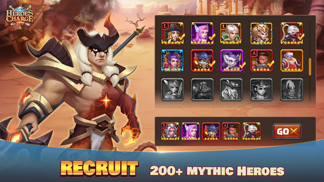 Взлом Heroes Charge (Хироес Чардж)  [МОД Много денег] — полная версия apk на Андроид screen 4