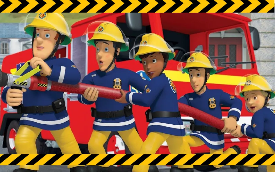 Взломанная Fireman sam Truck rescue (Пожарный Сэм и спасение на грузовике)  [МОД Mega Pack] — полная версия apk на Андроид screen 1