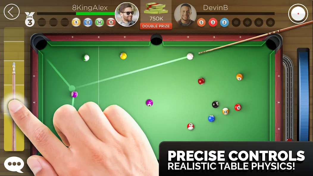 Взлом Kings of Pool — Online 8 Ball (Кингс оф Пул)  [МОД Mega Pack] — последняя версия apk на Андроид screen 2