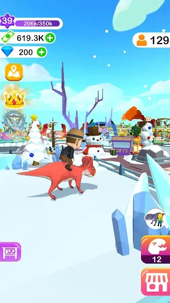 Скачать взлом Dino Tycoon — 3D Building Game  [МОД Unlimited Money] — стабильная версия apk на Андроид screen 5