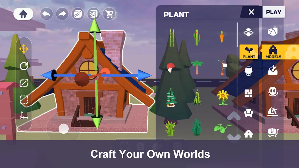 Скачать взлом Uni — Craft your world (Юни)  [МОД Unlimited Money] — полная версия apk на Андроид screen 1