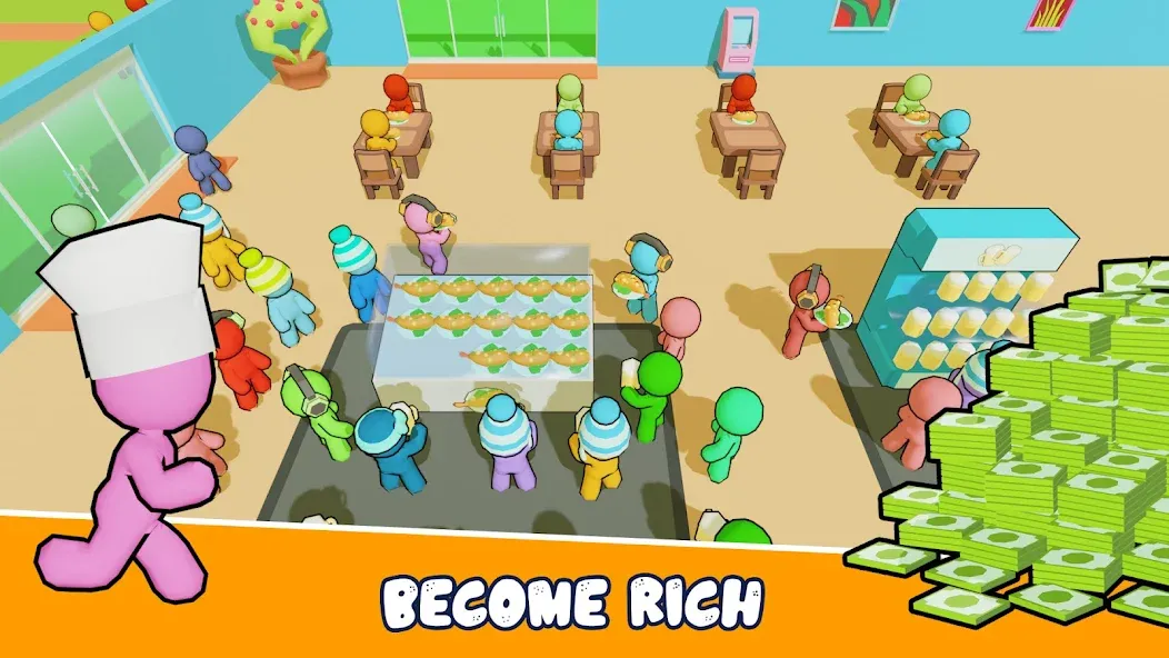 Скачать взлом Kitchen Fever: Food Tycoon (Китчен Фивер)  [МОД Unlimited Money] — последняя версия apk на Андроид screen 1