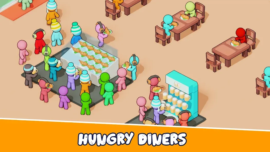 Скачать взлом Kitchen Fever: Food Tycoon (Китчен Фивер)  [МОД Unlimited Money] — последняя версия apk на Андроид screen 2