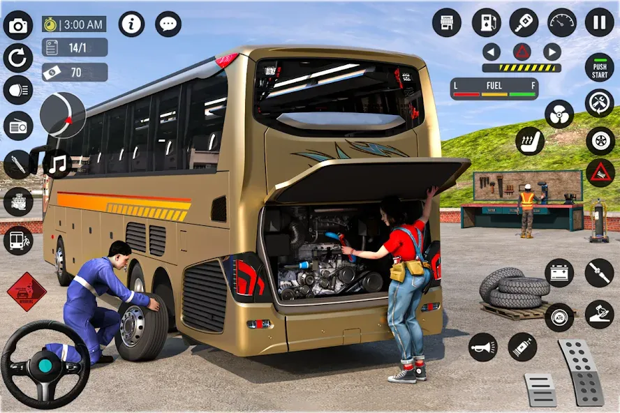 Взломанная Bus Simulator 3D: Bus Games (Бус Симулятор 3Д)  [МОД Меню] — стабильная версия apk на Андроид screen 5