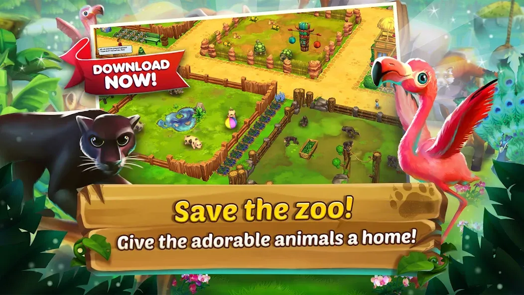 Взлом Zoo 2: Animal Park (Зу 2)  [МОД Unlimited Money] — последняя версия apk на Андроид screen 1