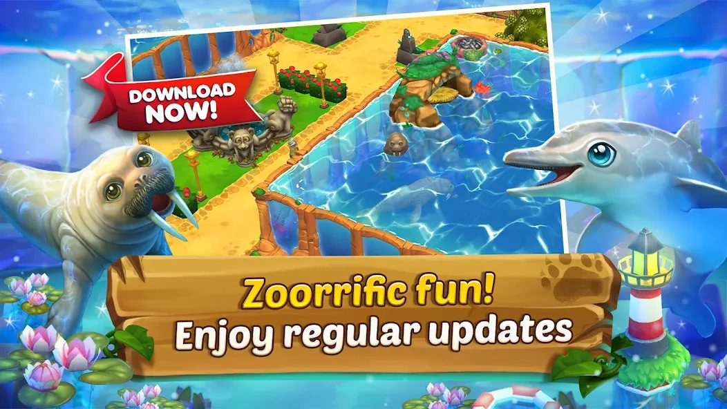 Взлом Zoo 2: Animal Park (Зу 2)  [МОД Unlimited Money] — последняя версия apk на Андроид screen 2