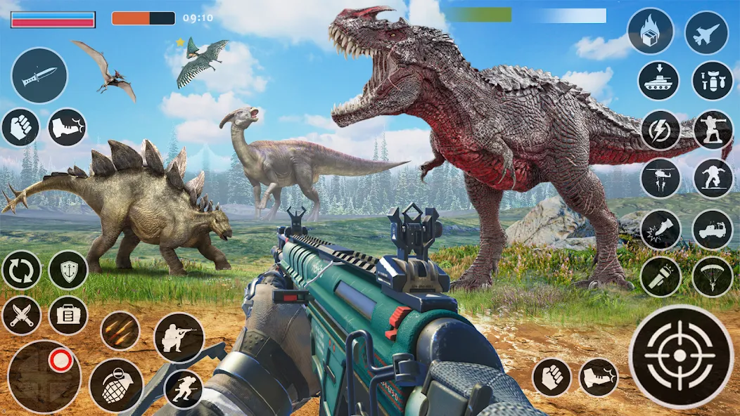 Скачать взлом Wild Dino Hunting: Zoo Hunter (Дино Хантер)  [МОД Все открыто] — последняя версия apk на Андроид screen 2