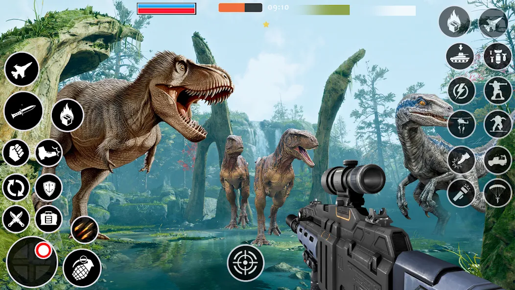 Скачать взлом Wild Dino Hunting: Zoo Hunter (Дино Хантер)  [МОД Все открыто] — последняя версия apk на Андроид screen 4