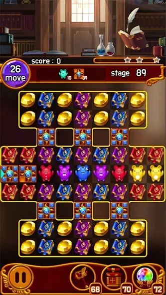 Взломанная Jewel Magic Castle (Джуэл Мэджик Кэсл)  [МОД Много денег] — полная версия apk на Андроид screen 2