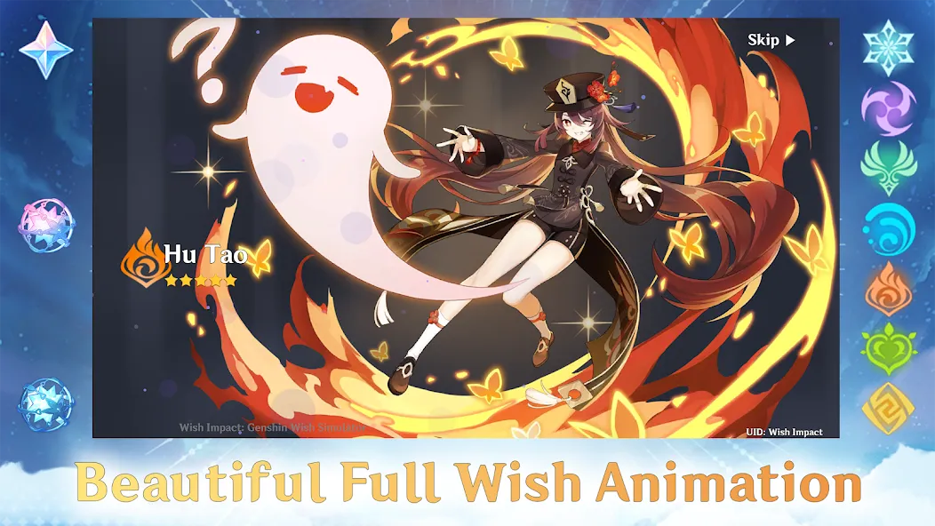 Скачать взлом Wish Impact: Genshin Wish Sim (Уиш Импакт)  [МОД Много денег] — последняя версия apk на Андроид screen 1