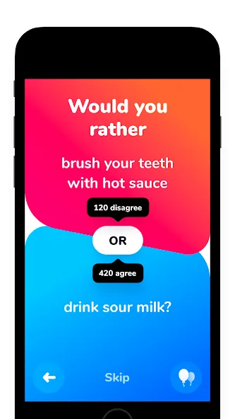 Скачать взломанную Dilemmaly — Would you rather?  [МОД Много монет] — последняя версия apk на Андроид screen 5