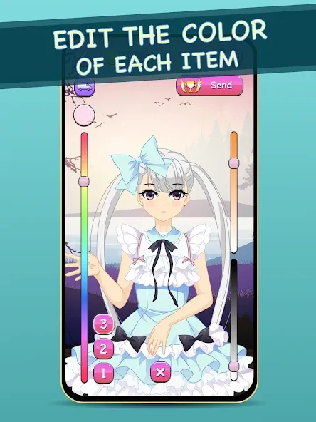 Взлом Anime Dress Up for Adults  [МОД Много денег] — стабильная версия apk на Андроид screen 4