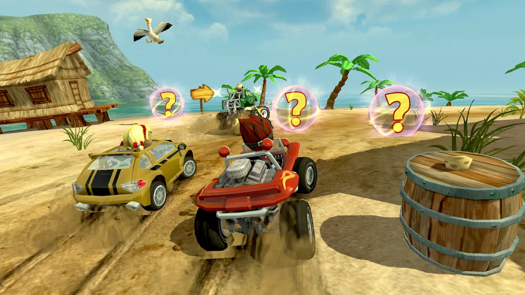 Скачать взлом Beach Buggy Racing (Бич Багги Рейсинг)  [МОД Много денег] — полная версия apk на Андроид screen 3