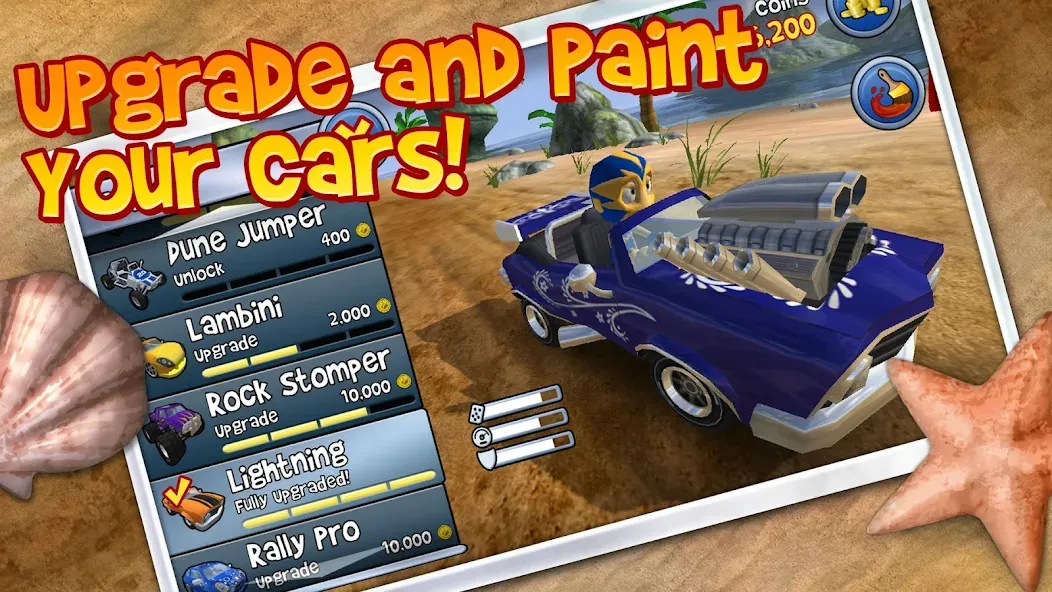 Скачать взлом Beach Buggy Blitz (Бич Багги Блиц)  [МОД Unlocked] — стабильная версия apk на Андроид screen 3