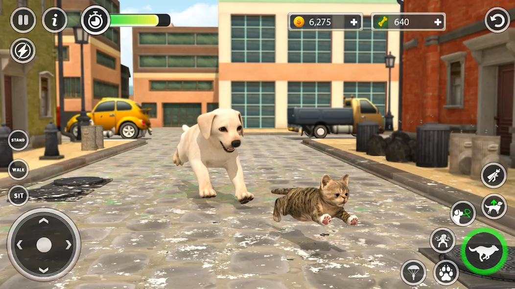 Скачать взломанную Dog Simulator Pet Dog Games 3D  [МОД Menu] — стабильная версия apk на Андроид screen 4