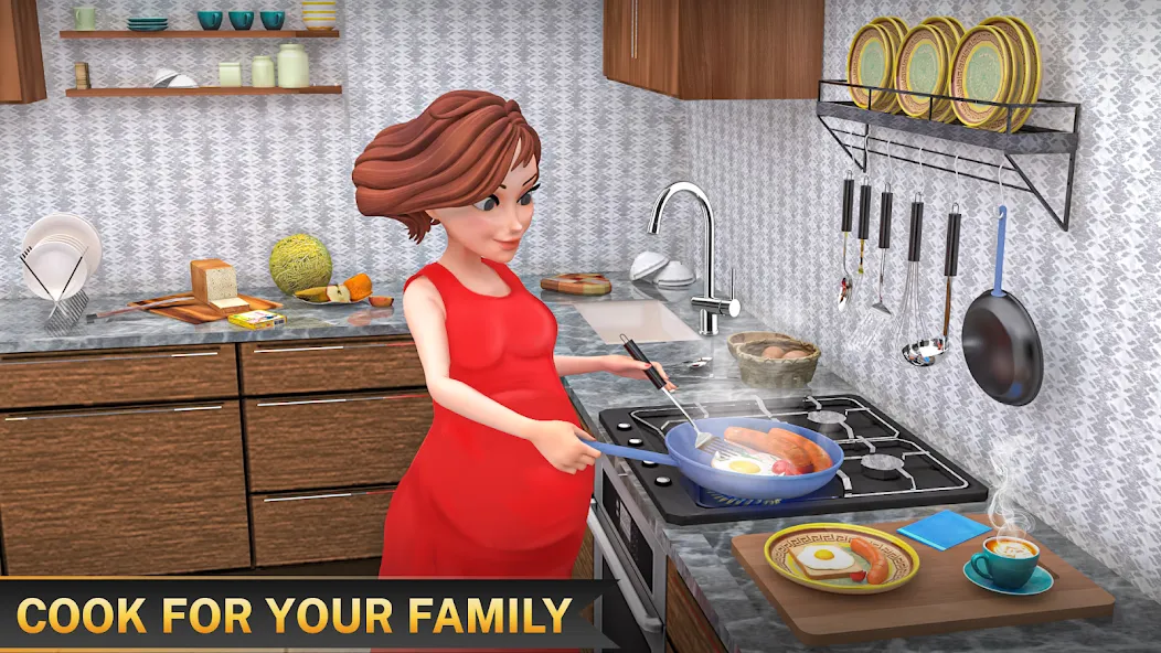 Скачать взломанную The Mother Sim Life Mom Games  [МОД Unlimited Money] — последняя версия apk на Андроид screen 4