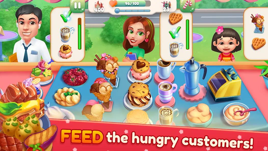 Взлом Cooking Artist: Kitchen Game (Кукинг Артист)  [МОД Бесконечные монеты] — стабильная версия apk на Андроид screen 1