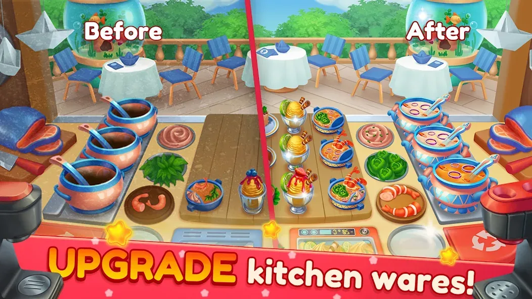 Взлом Cooking Artist: Kitchen Game (Кукинг Артист)  [МОД Бесконечные монеты] — стабильная версия apk на Андроид screen 2