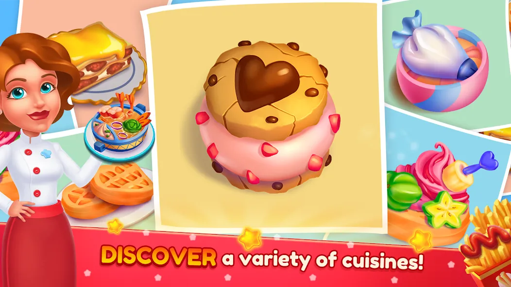 Взлом Cooking Artist: Kitchen Game (Кукинг Артист)  [МОД Бесконечные монеты] — стабильная версия apk на Андроид screen 3