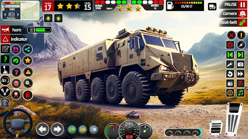 Взлом Army Truck Transport Game 2023  [МОД Много монет] — стабильная версия apk на Андроид screen 2