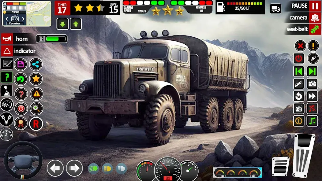 Взлом Army Truck Transport Game 2023  [МОД Много монет] — стабильная версия apk на Андроид screen 3