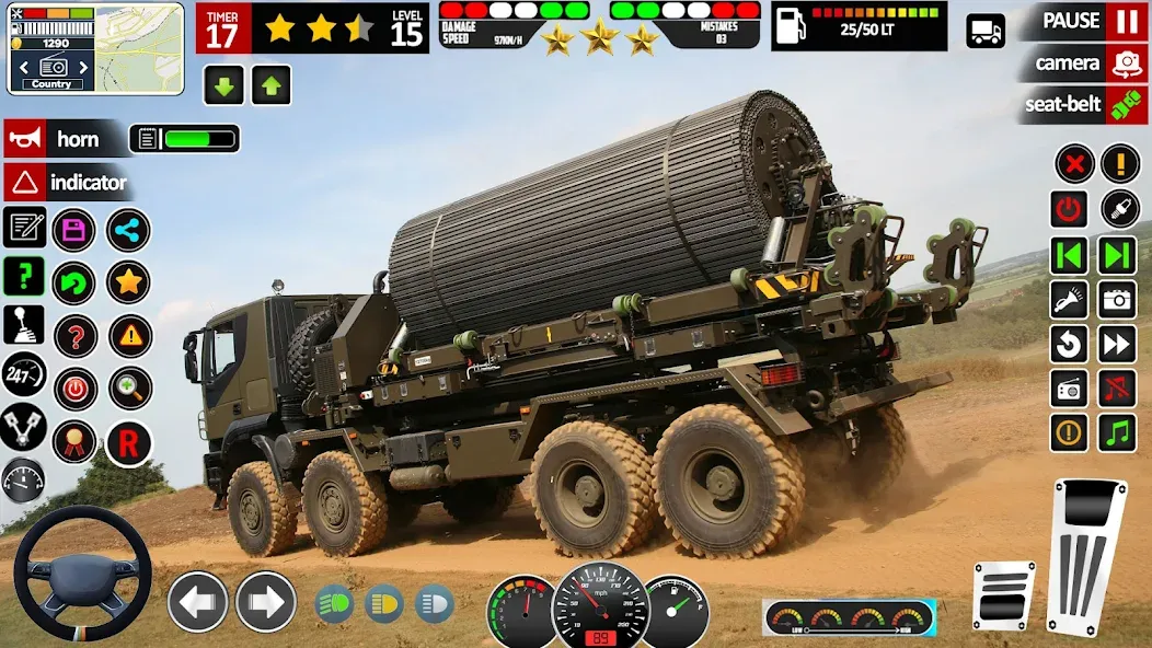 Взлом Army Truck Transport Game 2023  [МОД Много монет] — стабильная версия apk на Андроид screen 4