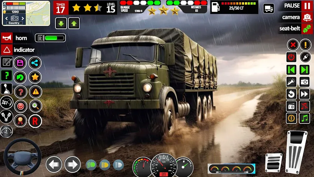 Взлом Army Truck Transport Game 2023  [МОД Много монет] — стабильная версия apk на Андроид screen 5