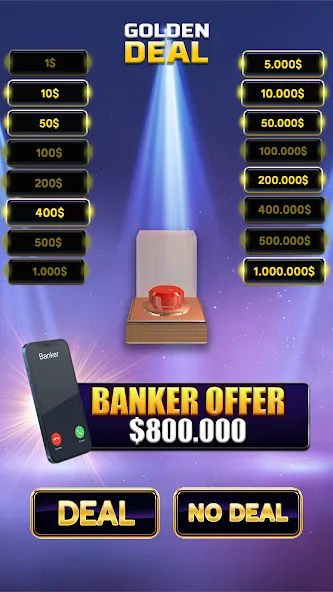 Скачать взлом Million Golden Deal Game (Миллион Золотой Сделки)  [МОД Menu] — последняя версия apk на Андроид screen 2