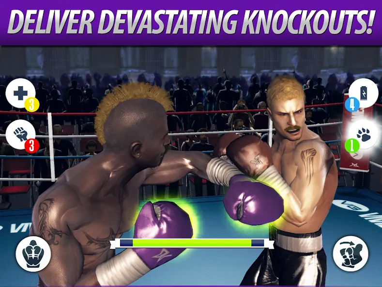 Взломанная Real Boxing – Fighting Game (Реал Боксинг)  [МОД Бесконечные деньги] — полная версия apk на Андроид screen 3