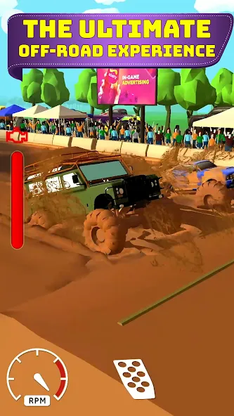 Скачать взломанную Mud Racing: 4х4 Off-Road (Мад Рейсинг)  [МОД Меню] — полная версия apk на Андроид screen 2