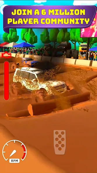 Скачать взломанную Mud Racing: 4х4 Off-Road (Мад Рейсинг)  [МОД Меню] — полная версия apk на Андроид screen 3