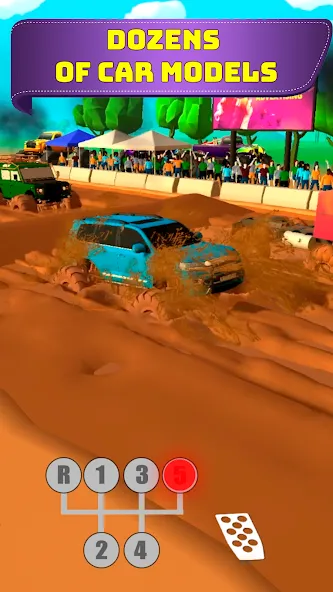 Скачать взломанную Mud Racing: 4х4 Off-Road (Мад Рейсинг)  [МОД Меню] — полная версия apk на Андроид screen 4