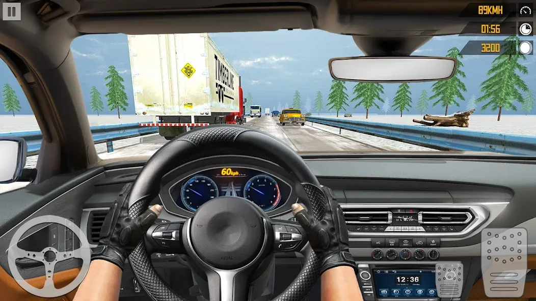 Взлом VR Traffic Racing In Car Drive (ВР Трафик Гонки на Автомобиле Вождения)  [МОД Много монет] — полная версия apk на Андроид screen 5