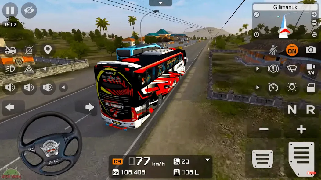 Скачать взломанную Coach Tourist Bus City Driving  [МОД Все открыто] — полная версия apk на Андроид screen 1